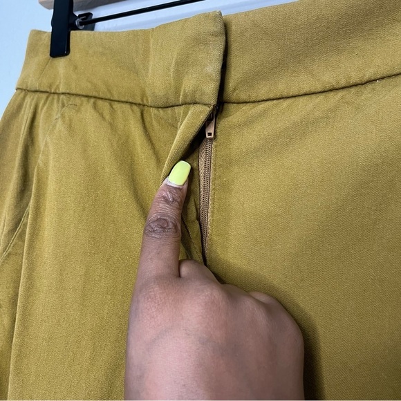 J. Crew Women Pants 2 Petite Remi Bi-Stretch Cotton Brown Orange Ankle Office - Picture 6 of 11